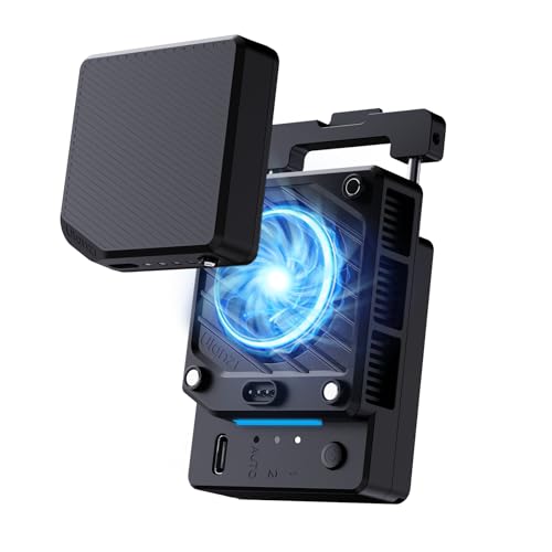 ULANZI CU01 Camera Cooler Kit, for DSLR & Mirrorless, Semiconductor Cooling Fan: 3000mAh Magnetic Rechargeable Battery, 3 Speeds, Auto Temp Control for Video Recording (Battery+Cooler)