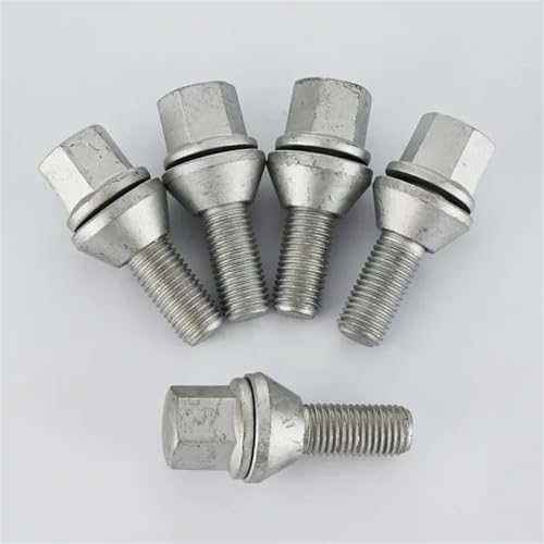 5 Tornillos de Rueda M12x1.5 para Dacia con hexagonal de 17 mm 6