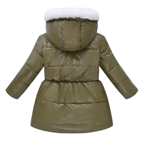 4-12T Kids Boy Girl Winter Fleece Coats Toddler Warm Puffer Jackets Kids Down Outerwear Jacket3