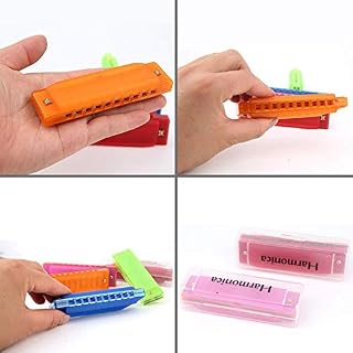 DMZK 2 pcs Harmonica en Plastique de Couleur de Harmonica Musical Jouets, Jouet d’Eveil Musique à Bouche pour Enfants… - Les Beatles, Paul McCartney, John Lennon, RIngo Starr, George Harrison DMZK 2 pcs Harmonica en Plastique de Couleur de Harmonica Musical Jouets, Jouet d'Eveil Musique à Bouche pour Enfants… – Image 7