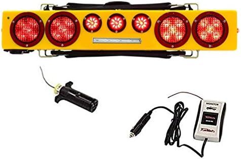 LED Back UP Lights! IMON! Towmate TM36BU-7 + IMON, 36" Heavy Duty Wireless Tow Light with Back Up Lights and IMON for Wrecker, Tow Truck, Towing, Moving, Transport