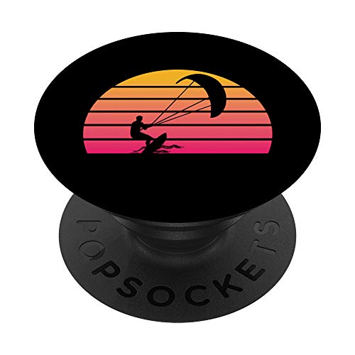 Kitesurf Style rétro PopSockets PopGrip Interchangeable Cover