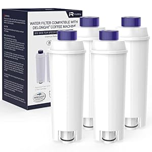 iRhodesy Wasserfilter für Delonghi, 4er Pack