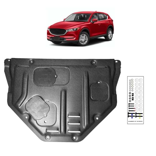 Front Engine Splash Shield Fit for Mazda CX-5 2013-2021 Engine Case Guards Suitable for Mazda CX5 Under Engine Cover Mud Flaps Directly Replace Original One Black by V CisxviLC - Image 2