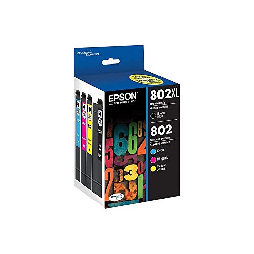 image for Epson T802XL-BCS DURABrite Ultra Black High Capacity and Color Combo P