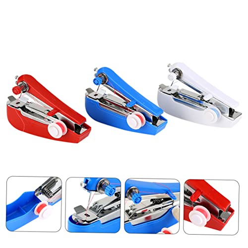 STOBOK 3 Stuks kleine naaimachine kinder naaimachine mini-stikmachine handnaaimachine naaldenmachine professionele naaimachine kit naaimachine pakket handleiding knutselen set suite - Image 3