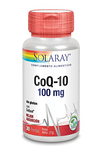 Solaray CoQ10 100mg | Coenzyma Q10 | 30 Perlas
