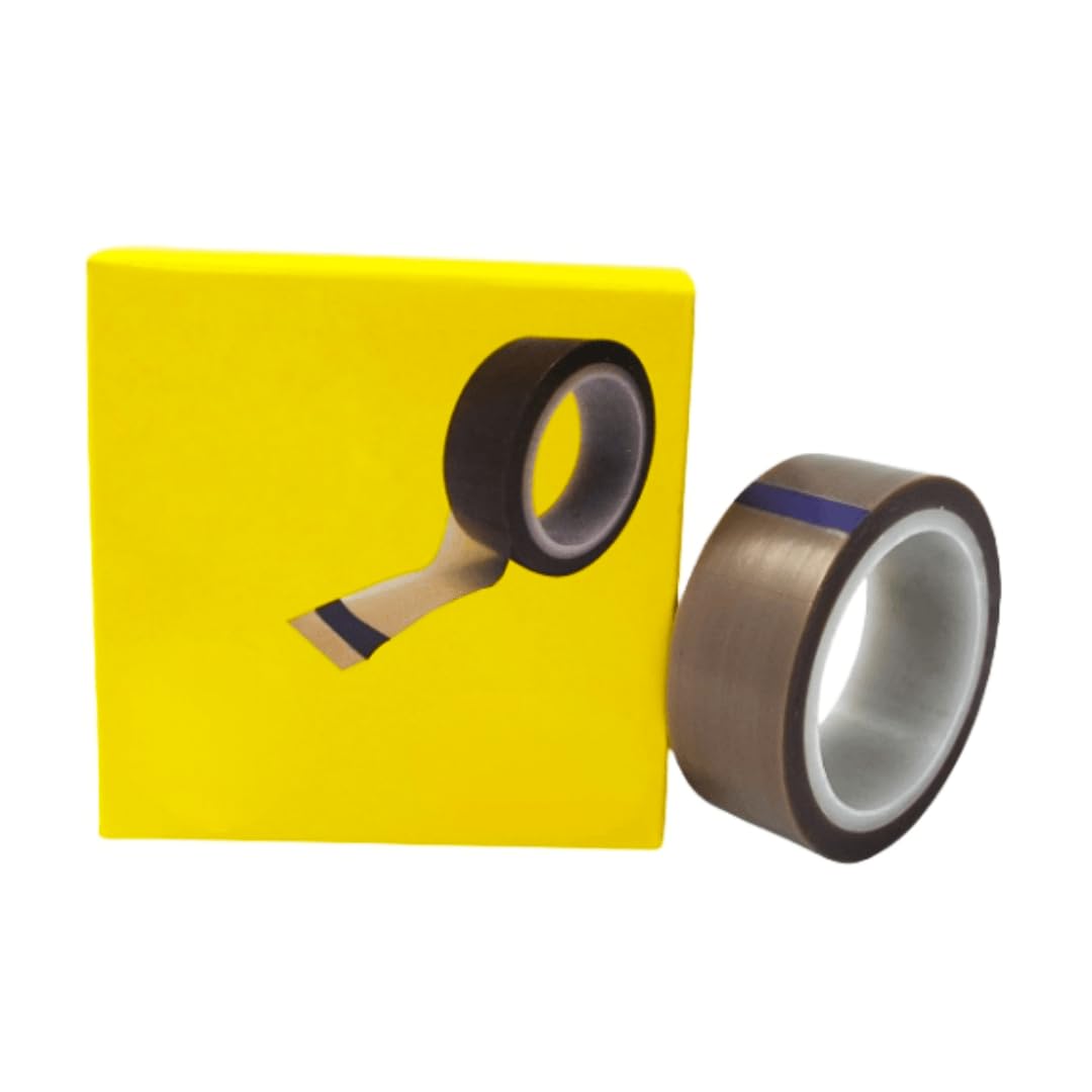 1 Stück 903UL PEFT-Bandrolle – hitze- und kältebeständiges PTFE-Dichtungsband for elektrische und optoelektronische Anwendungen, 10 m Länge,(0.18mmx50mm)