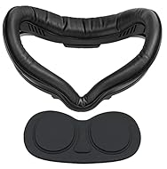 😎Diseñado para Oculus Quest 2 - Nuestro juego de reemplazo de facial cover VR está diseñado para mejorar la higiene, la inmersión y la comodidad. Es eficaz para reducir la presión y hacer que las sesiones de realidad virtual más largas sean más agrad...