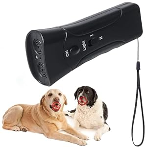 Petstunick Dog Trainer, Petstunick Bark Control, Professional Anti Barking Ultrasonic Tool, with LED Flashlight Training & Behavior Aids for Dogs (1 Pcs)