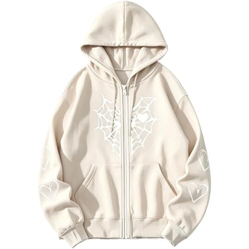 Hooded Zipper Cardigan Hoodie 3D Printing Fashion,Black Gothic Hoodies for Men and Women Y2k Sweatshirts 2000s Clothes (COLOR14,Large)