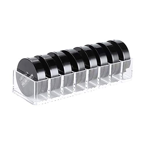 Vencer Acryl Make-up-Organizer Beauty Care Halterung/Mac Studio Pulvern Passform Dieses Produkt zu der Unterseite,8 Fächer,VMO-012 Cover