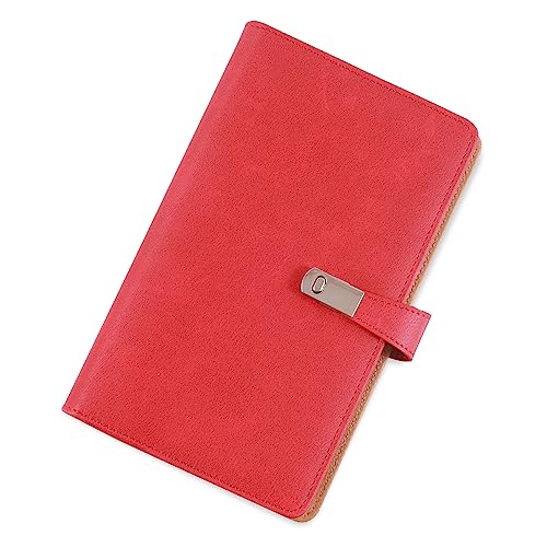 Business Card Organizer holder Book,Credit Card holder,Leather Card Organizer Business Card Case Book Rolodex With 120 Card Slots Protection Case for Men and Women(red)
