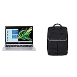 Acer Aspire 5 A515-55-35SE, 15.6' Full HD Display, 10th Gen Intel Core i3-1005G1 Processor, 4GB DDR4, 128GB NVMe SSD, Intel WiFi 6 AX201 with Acer Travel Laptop Backpack