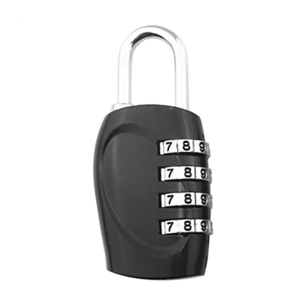 Suitcase Locks, Multicolor Combination Padlock Gym Locker Luggage Travel Digital(Black)