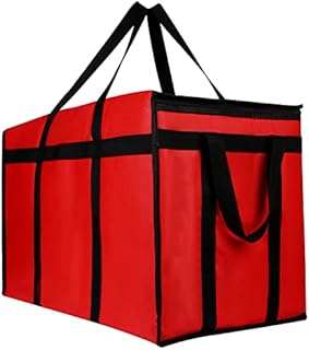 Extra large XXXL Insulated Food Delivery Bag Cooler Bags Keep Food Warm Catering Therma for doordash Catering Cooler Bags Keep Food Warm Catering Therma Catering Shopper hot XXXL warming bags RED