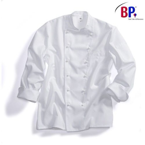 BP 1503-400-21-46 Kochjacke, 1/1 Ärmel mit Manschetten, 215,00 g/m² Stoffmischung, weiß, 46