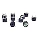 Cylewet 10Pcs 5V 2 Terminals Passive Electronic Alarm Buzzer Electromagnetic Beeper AC Impedance for Arduino (Pack of 10) CYT1008