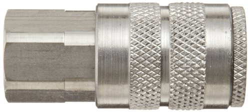 Dixon Dc20S Stainless Steel 303 Air Chief Industrial Interchange Quick-Connect Hose Fitting, 1/4" Coupling X 1/4" Npt Female #TOP1