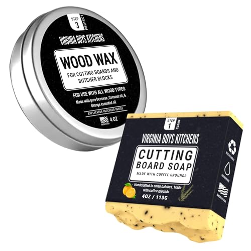 Virginia Boys Kitchens Cutting Board Soap + Wood Wax