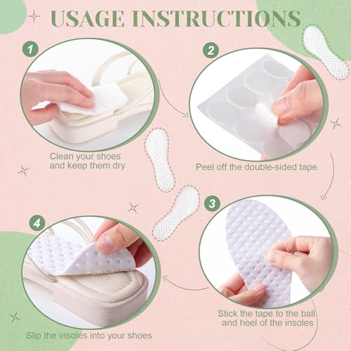 20 Pares Plantillas Desechables para Zapatos Mujer miniatura 4