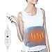 REVIX Lower Back Heating Pad with Hot Cold Ice Gel Pack and Adjustable Belt, Electric Heat Wrap for Waist Lumbar Stomach and Shoulder Pain Relief, UL Listed, Blue
