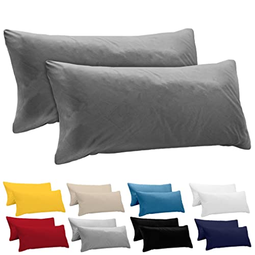 Zelesta Velvetbed Kissenbezüge – 2er-Set Aus Weichem Samt, Hypoallergen & Pflegeleicht