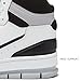 Avia 821 High Top Sneakers for Men, Indoor or Outdoor Mens Basketball Shoes - White/Black Trim, 10.5 Medium