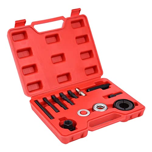 Jojomis 1/Set Power Steering Pulley Remover Installer Tool Set W/Case for