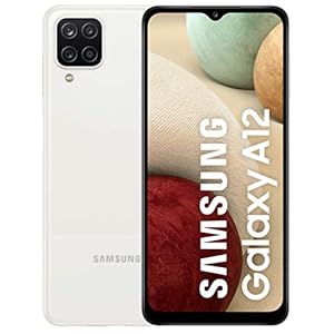 Samsung Galaxy A12 128GB Handy, weiß, White, Dual SIM, Android 10
