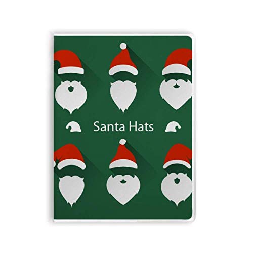 Carnet de notes souple Père Noël ligné pour écriture créative et journal intime