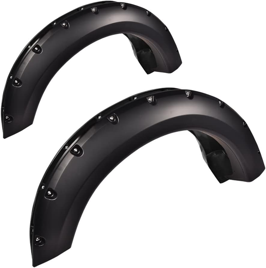 DOTCOM Fender Flares,Compatible with 2004-08 Ford F150 with 66.0"/67.0"/78.0"/96.0" Bed Length(Not Fit Heritage Models),Fit 07-08 Lincoln Mark LT 67.0" /78.0" Bed Length,Paintable Smooth Riveted Style