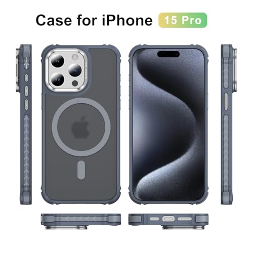 Coque iPhone 15 Pro MagSafe transparente avec support intégré - 2