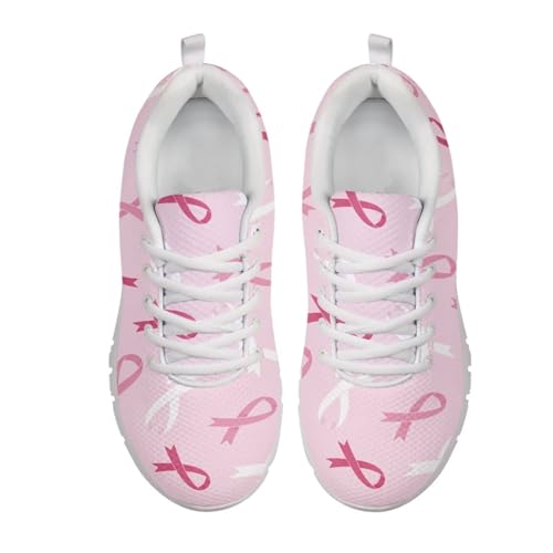 POLERO Lightweight Sneakers Shoes for Women Casual Breathable Mesh Running Training Shoes2