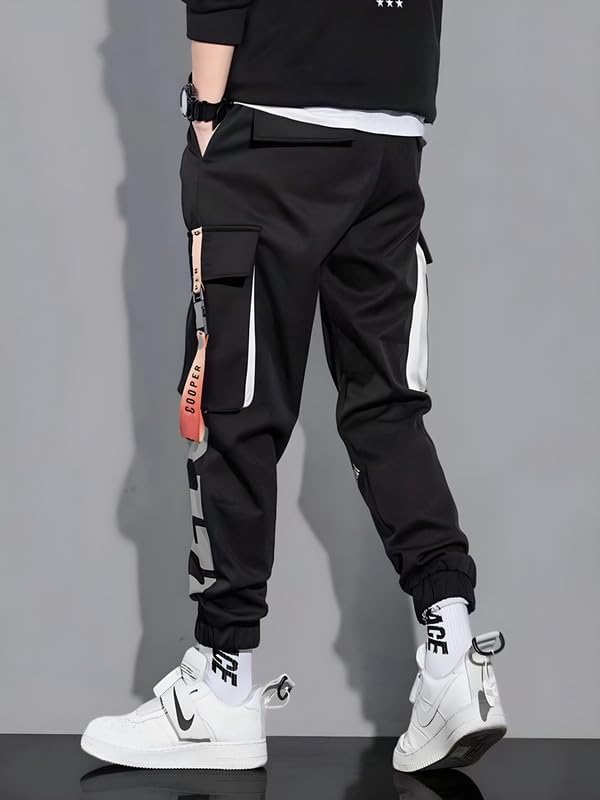 Image of Men Track Pants (122-A-BLACKTRACKPANT)