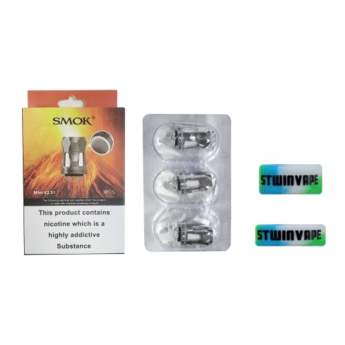 TFV Mini V2 S1 Coils 0.15 Ohm TFV8 Baby V2 Mesh Coil for SMOK Morph 2 219 R Kiss Species Mag P3 Grip Stick V9 Max Stick 80W Arcfox Fortis Kit Pack of 3
