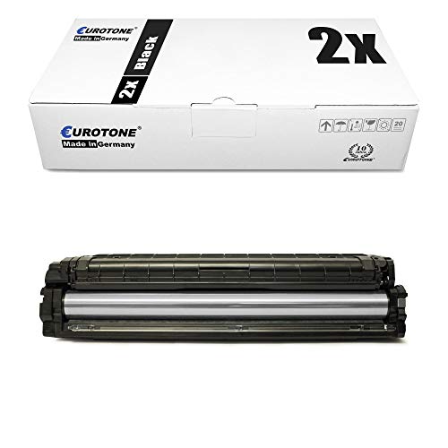 Cartouches Black Eurotone pour Samsung CLT-K504S CLP 415 et Xpress C1860, pack de 2