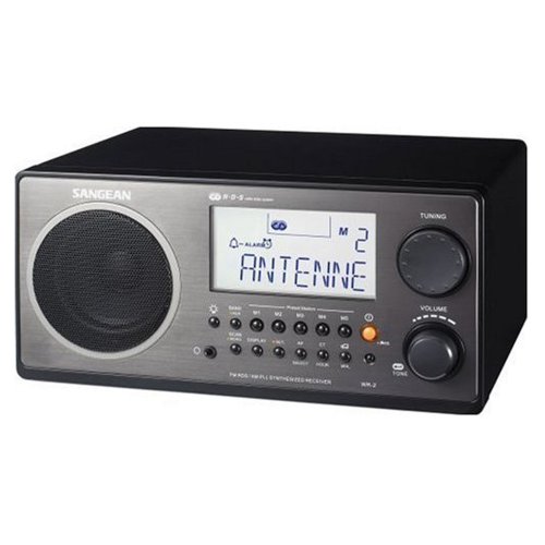 Sangean Wr-2 Am / Fm-Rbds Wooden Cabinet Digital Tuning Radio (Black) #TOP2