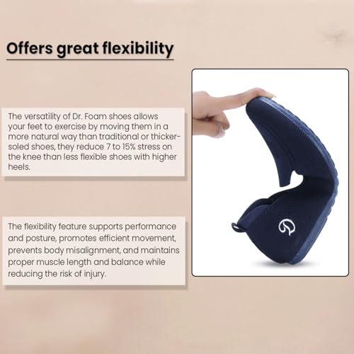 Image of DOCTOR EXTRA SOFT Flexible Memory Foam Women's Shoes for Walking Gym Training | Casual Sports,Slip-On,Lightweight Lace up Jutis Bellies Classy Ballerina for Ladies and Girls New-D-1003