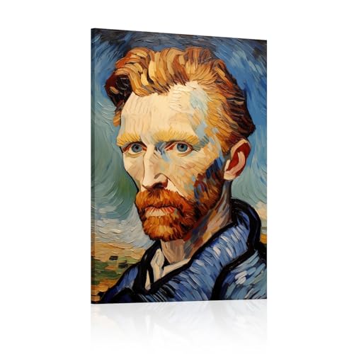 Peintures à l'huile Van Gogh art mural avec cadre photo impression sur toile salon 20x30 cm
