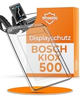 Displayschutz für Bosch Kiox 500 I Display Schutzhülle transparent & wasserabweisend I E-Bike Display Schutz Hülle I Ebike Schutz Zubehör WHEELOO