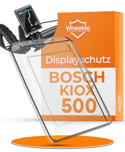 Displayschutz für Bosch Kiox 500 I Display Schutzhülle transparent & wasserabweisend I E-Bike Display Schutz Hülle I Ebike Schutz Zubehör WHEELOO