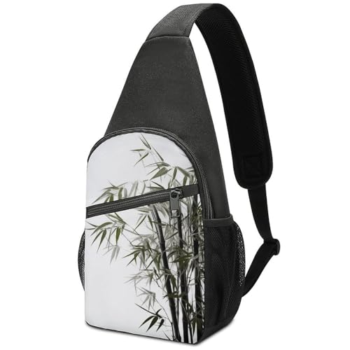 Mochila tipo sling bag urbana blanca para día y senderismo miniatura 1
