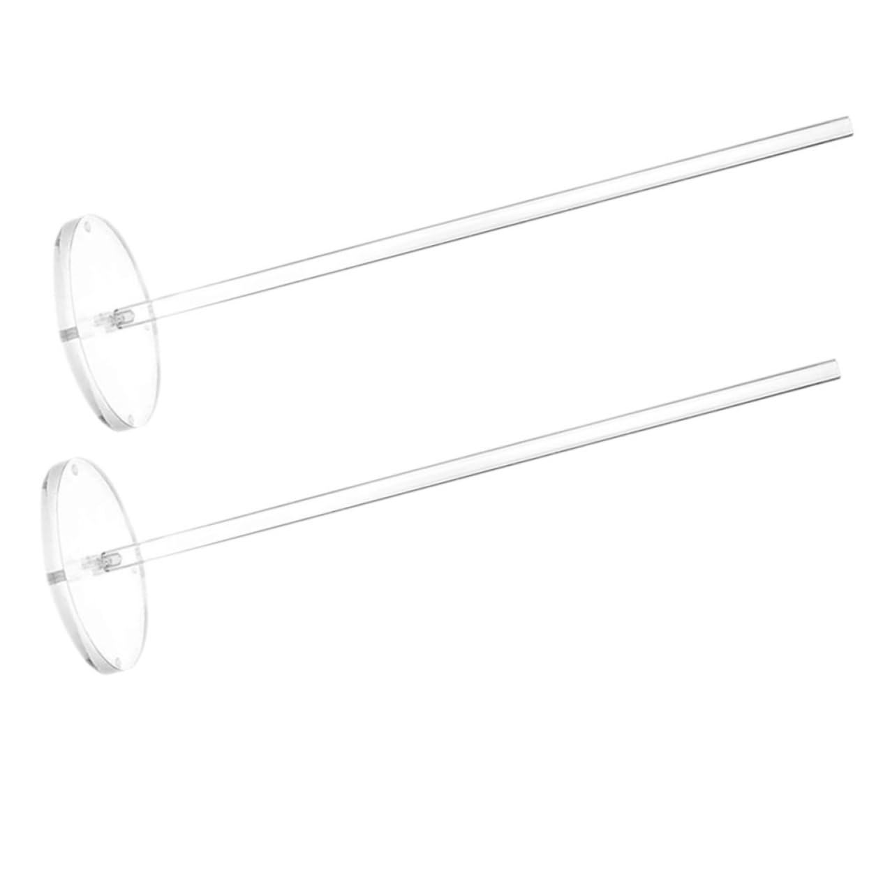 Sewroro 2 Pièces Support Essuie Tout Acrylique Distributeur de Rouleau pour Salle de Bain Rangement Pratique et Élégant pour Cuisine et Bureau
