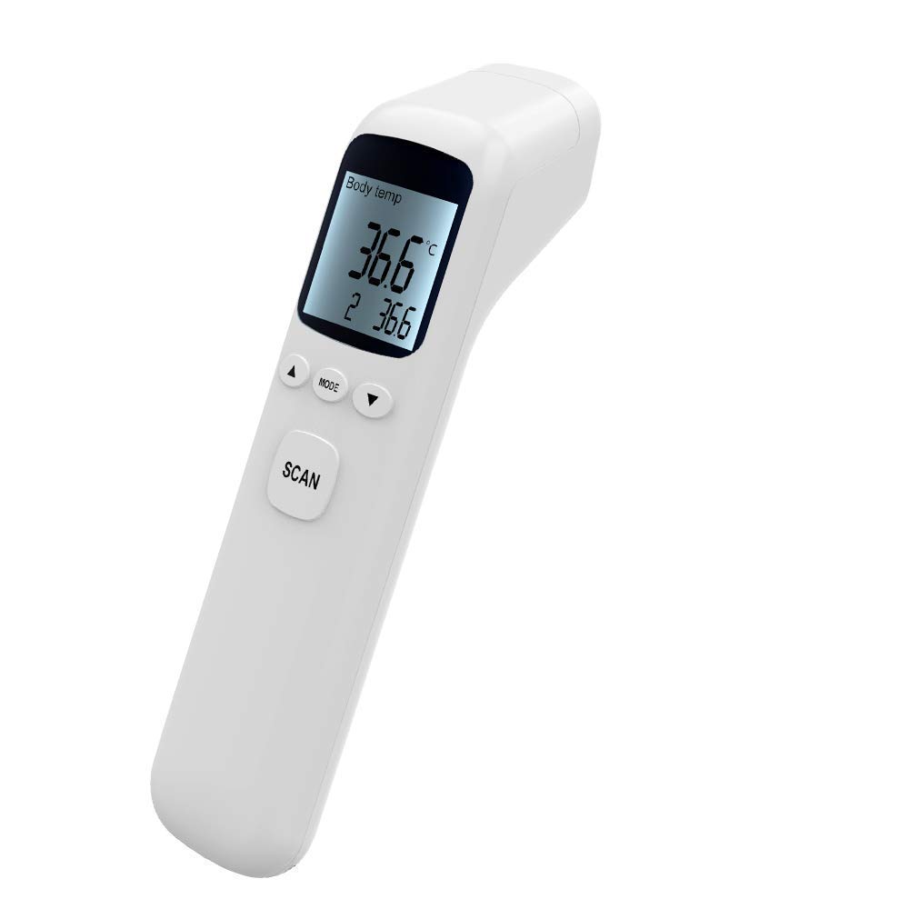 Forehead Thermometer Non-Contact Infrared Thermometer Instant Reading Touchless Thermometer for Kids Baby and Adults with LCD Display