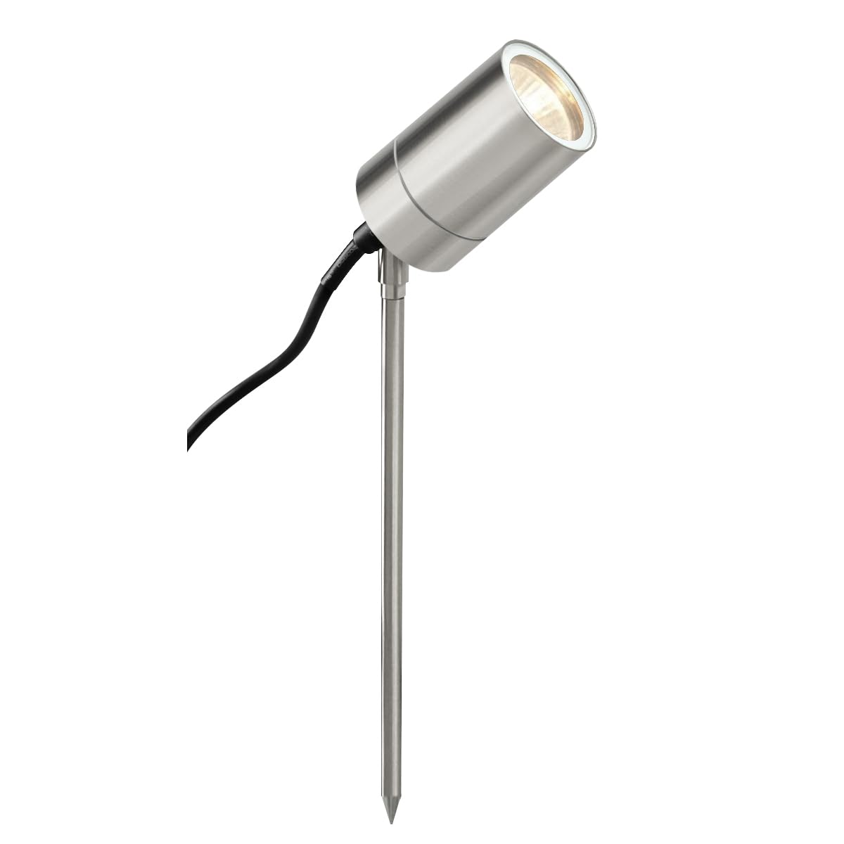 Long Life Lamp Company 6 Pack Stainless Steel Low Voltage Garden Spike Light 12v Adjustable Outdoor MR16 Ground Mount ZLC027