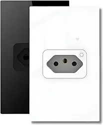 Tomada Inteligente Modular De Parede Para Embutir 20a Cor Branco