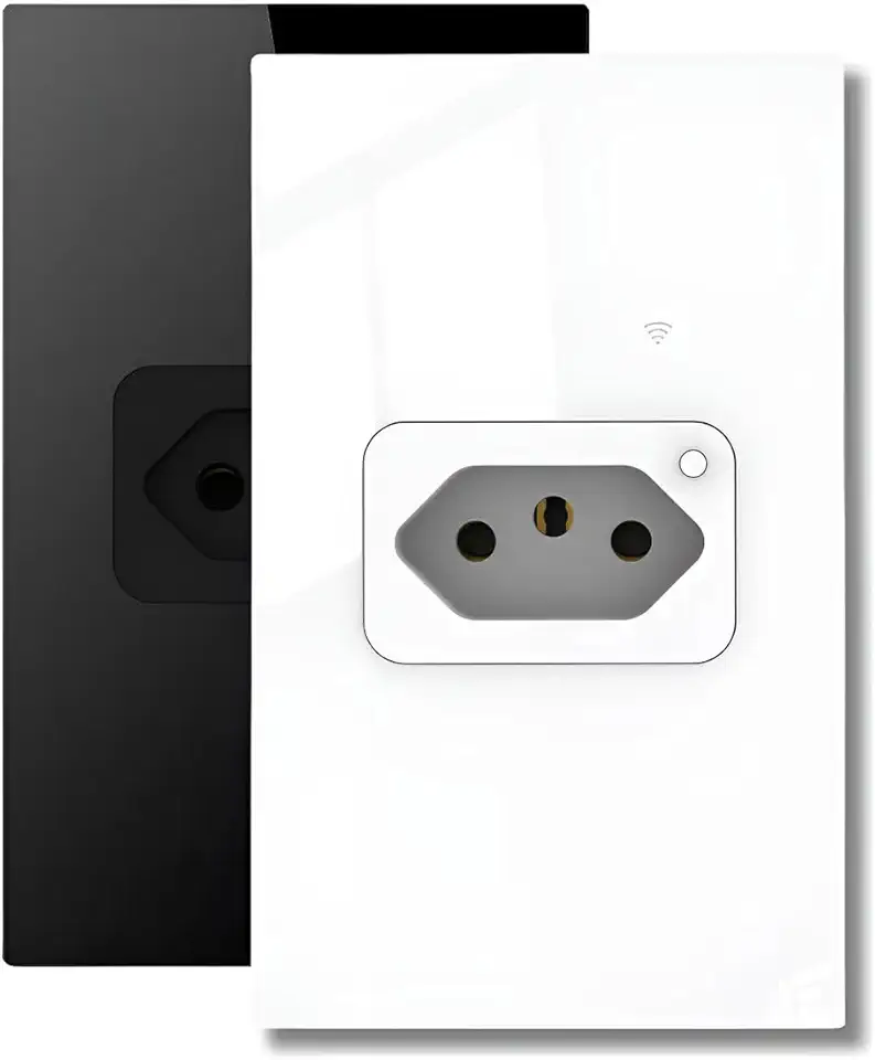 Tomada Inteligente Modular De Parede Para Embutir 20a Cor Branco