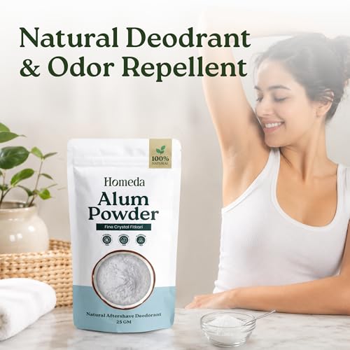 Image of Shudh Online Alum Powder for Face Organic, Fitkari Powder for Face (500 g), Pure Phitkari Alum Stone for Skin, Padikara Kal for Teeth, Fitkiri Alam Patika Fitcury, Potash Aalam for Women