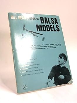 Paperback Bill Dean's book of balsa models, Book